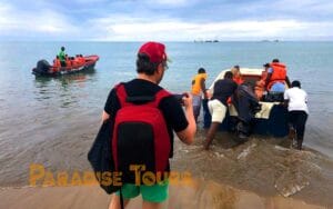 saotome paradise boat departure