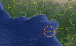 saotome paradise map gulf guinea